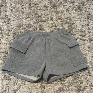 Women's Gray Cargo Shorts